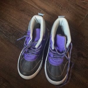 Oomphies Girls high top tie up shoes